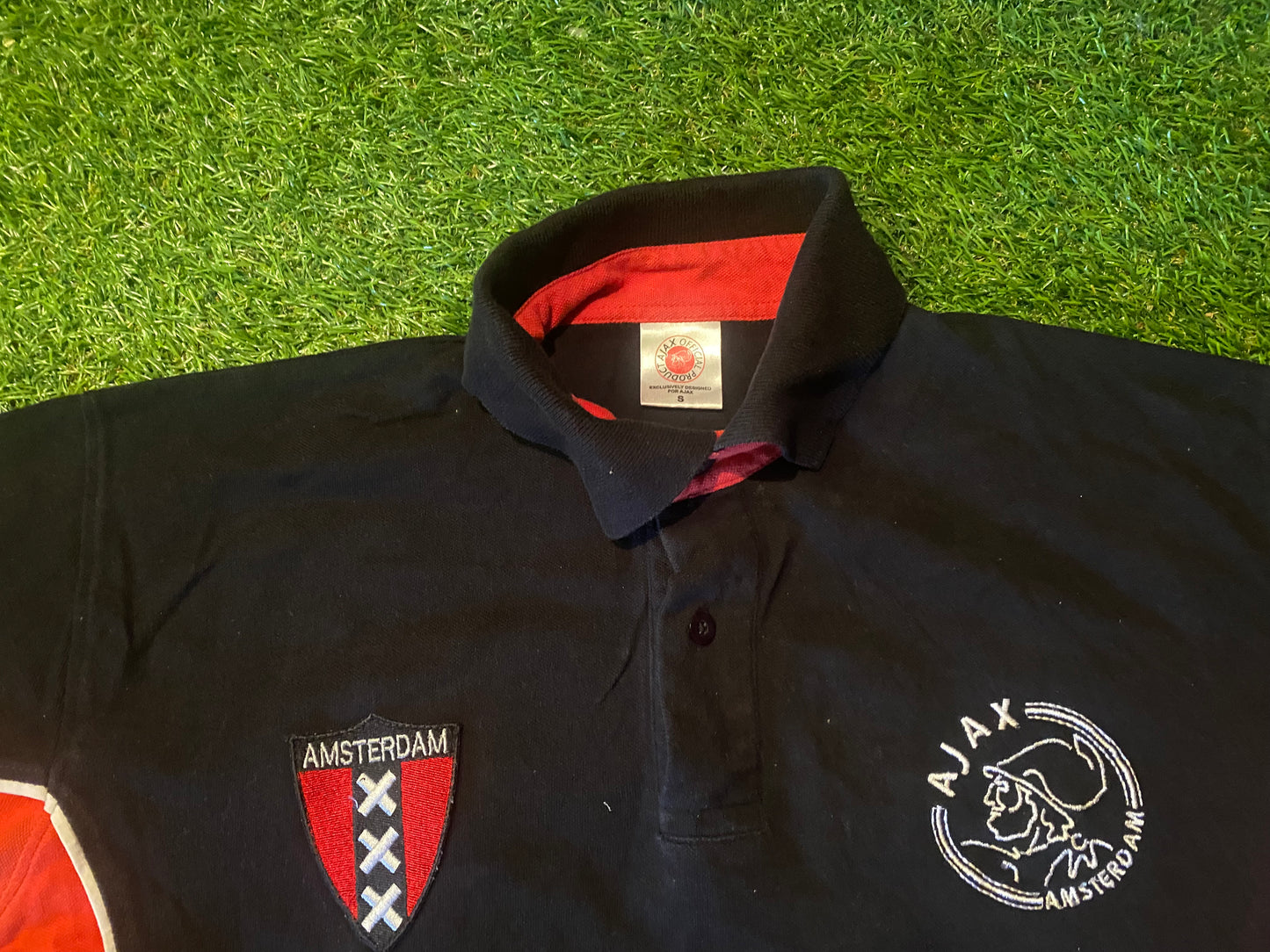 Ajax Amsterdam Holland Dutch Netherlands Soccer Small Mans Polo Shirt