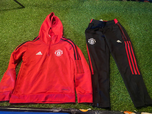 Manchester United England Football Small Boys Nike 128-137cm a 7-8 Year Old Tracksuit Top / Bottoms