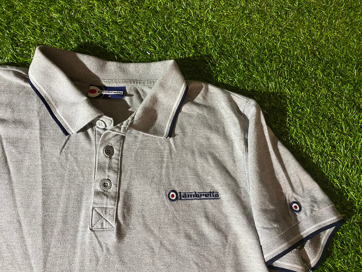 Lambretta Scooter Ska Mod Skinhead Clothing Medium Mans Short Sleeve Polo Top