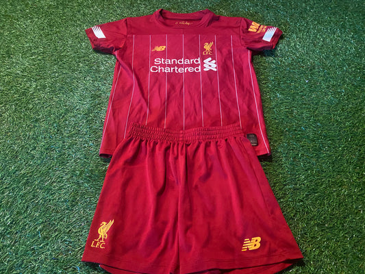 Liverpool England Football X Small Boys New Balance 110cm a 4-5 Year Old Top & Shorts Set