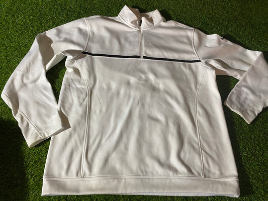 Nike Golf Golfing Therma Fit Tour Performance Large Mans Over Top 1/4 Zip