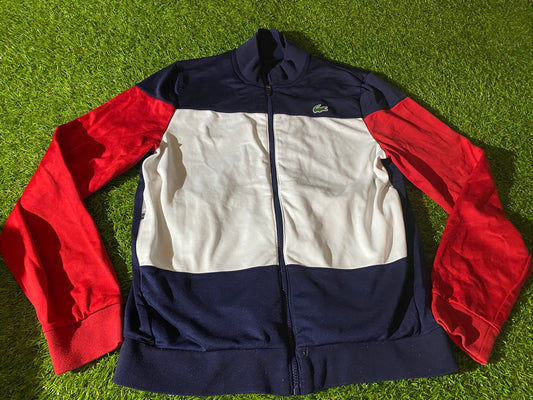 Lacoste Sport France French Large Mans Single Layered Zip Up Jacket