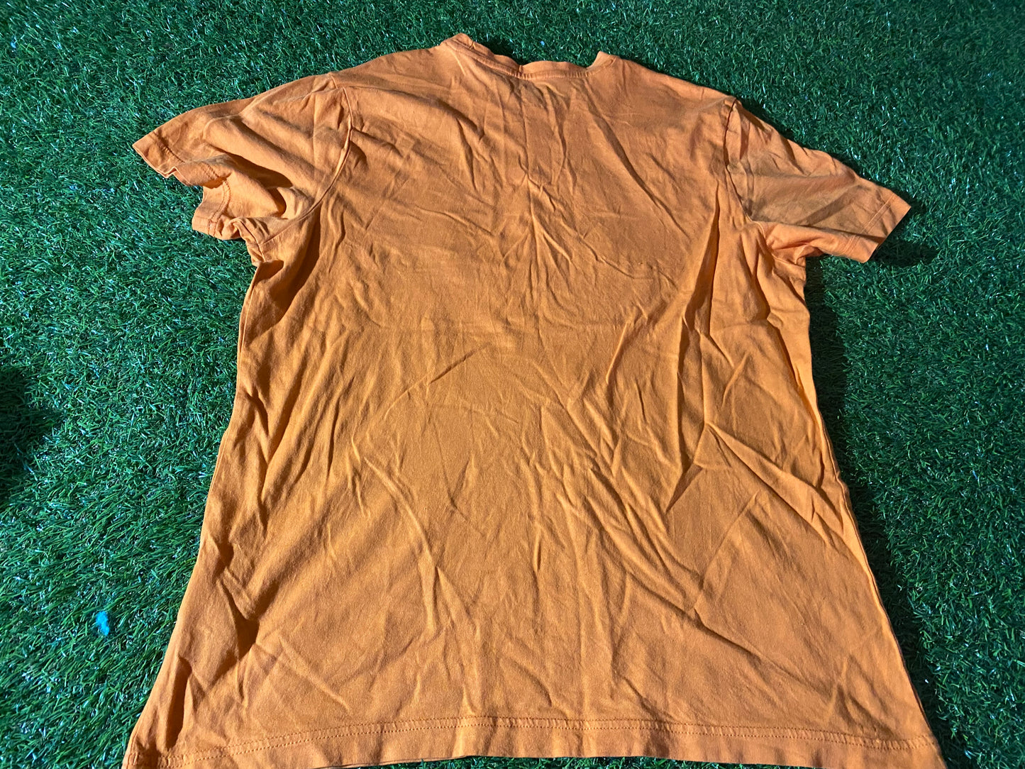 Reebok Vintage Ska Skinhead Oi Orange / Maroon Large Mans Cotton T Shirt Top