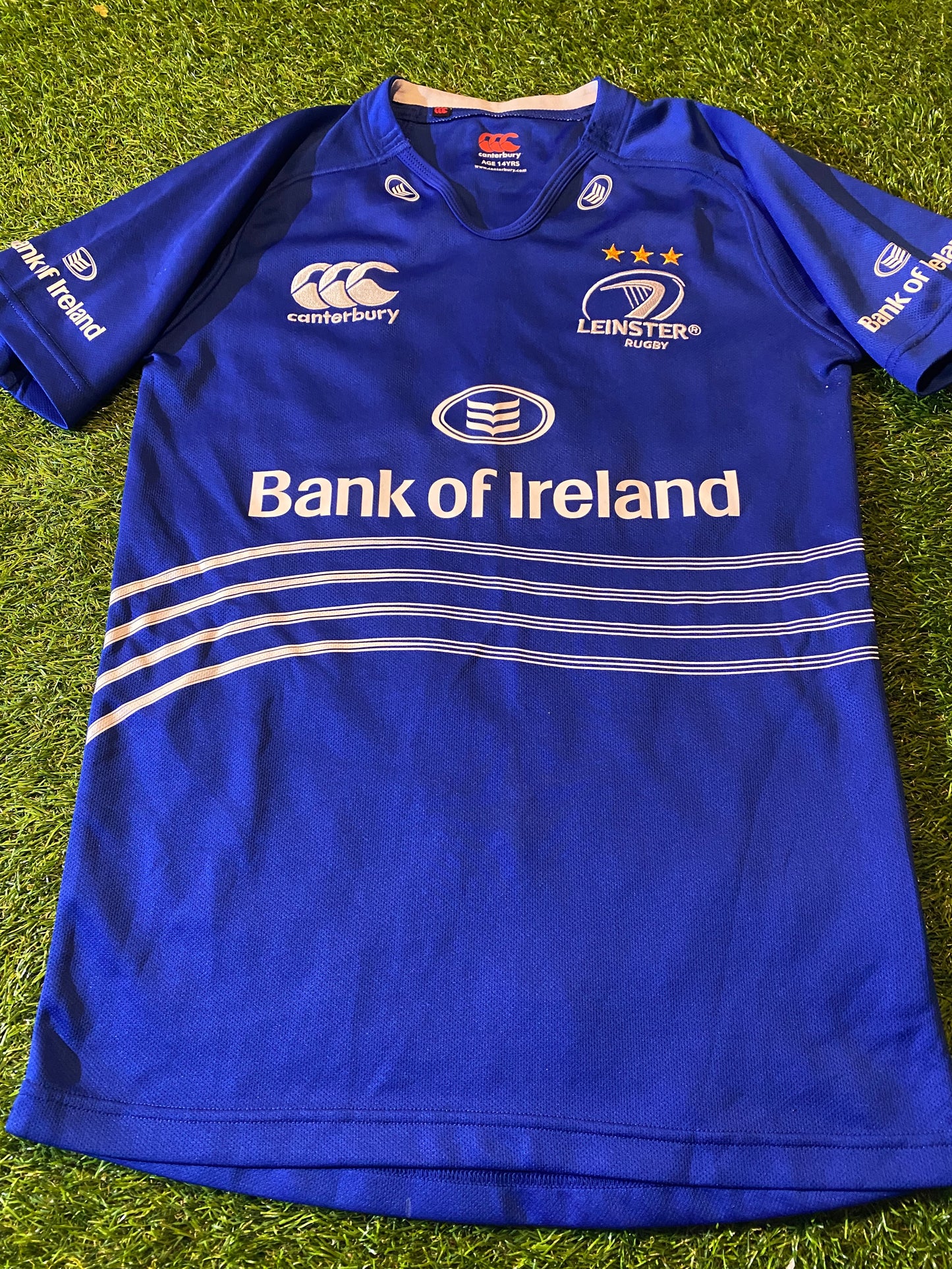 Leinster RFC Ireland Eire Irish Rugby Union Youths / X Small Mans CCC Made Jersey