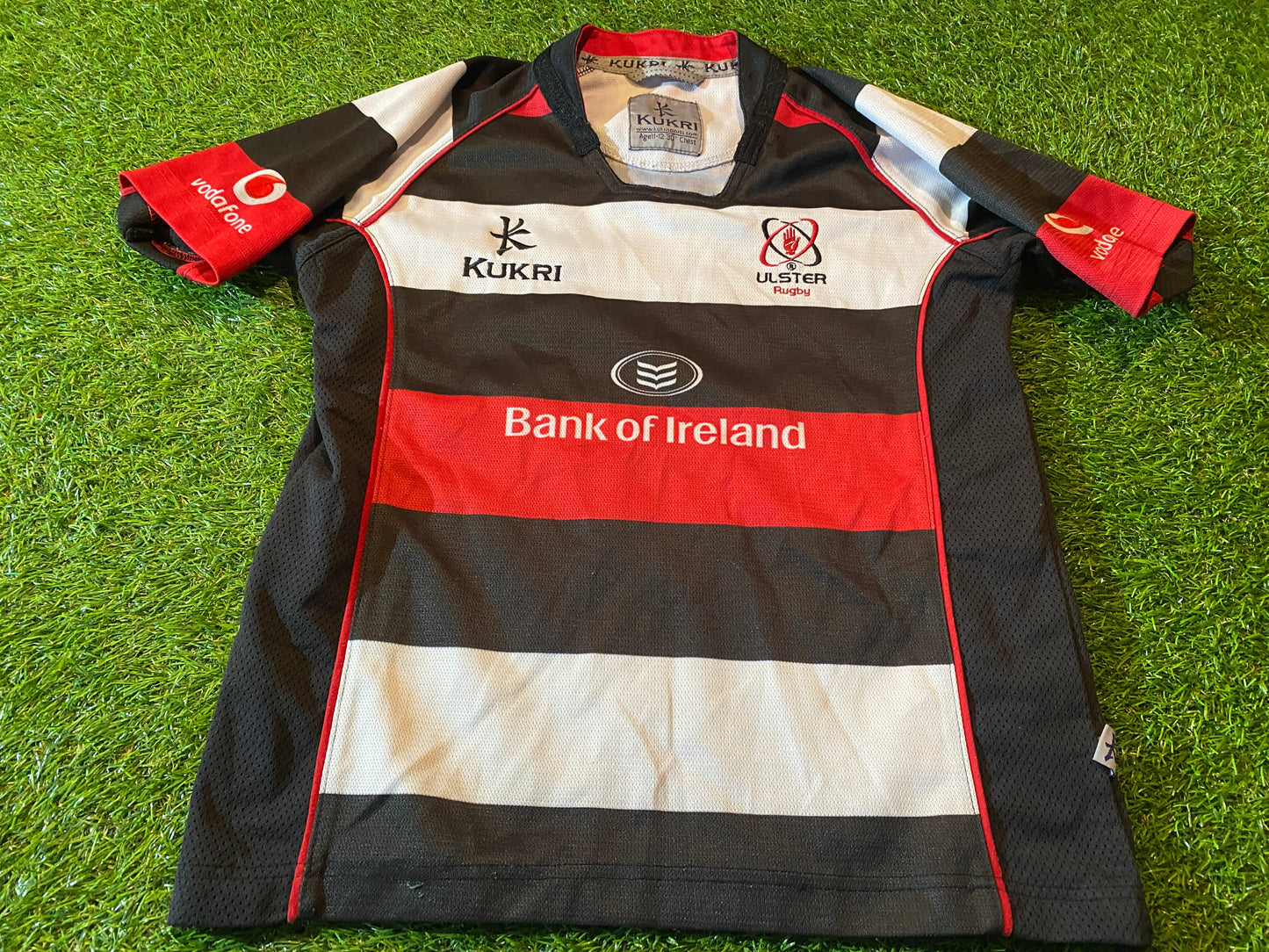 Ulster Northern Ireland Rugby Union Football Large Boys 10-12 Year Old Jersey