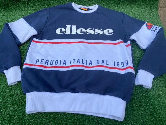 Ellesse Sports Mod Ska Menswear Jumper Sweater Medium Mans Vintage Top