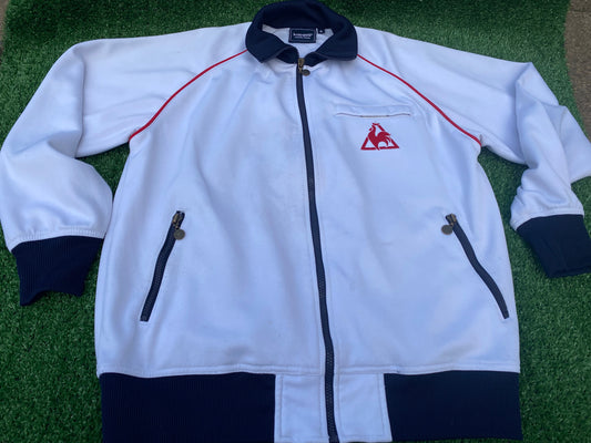 Le Coq Sportif Mod Ska France French Rare Vintage Medium to Large Mans Zip Up Jacket