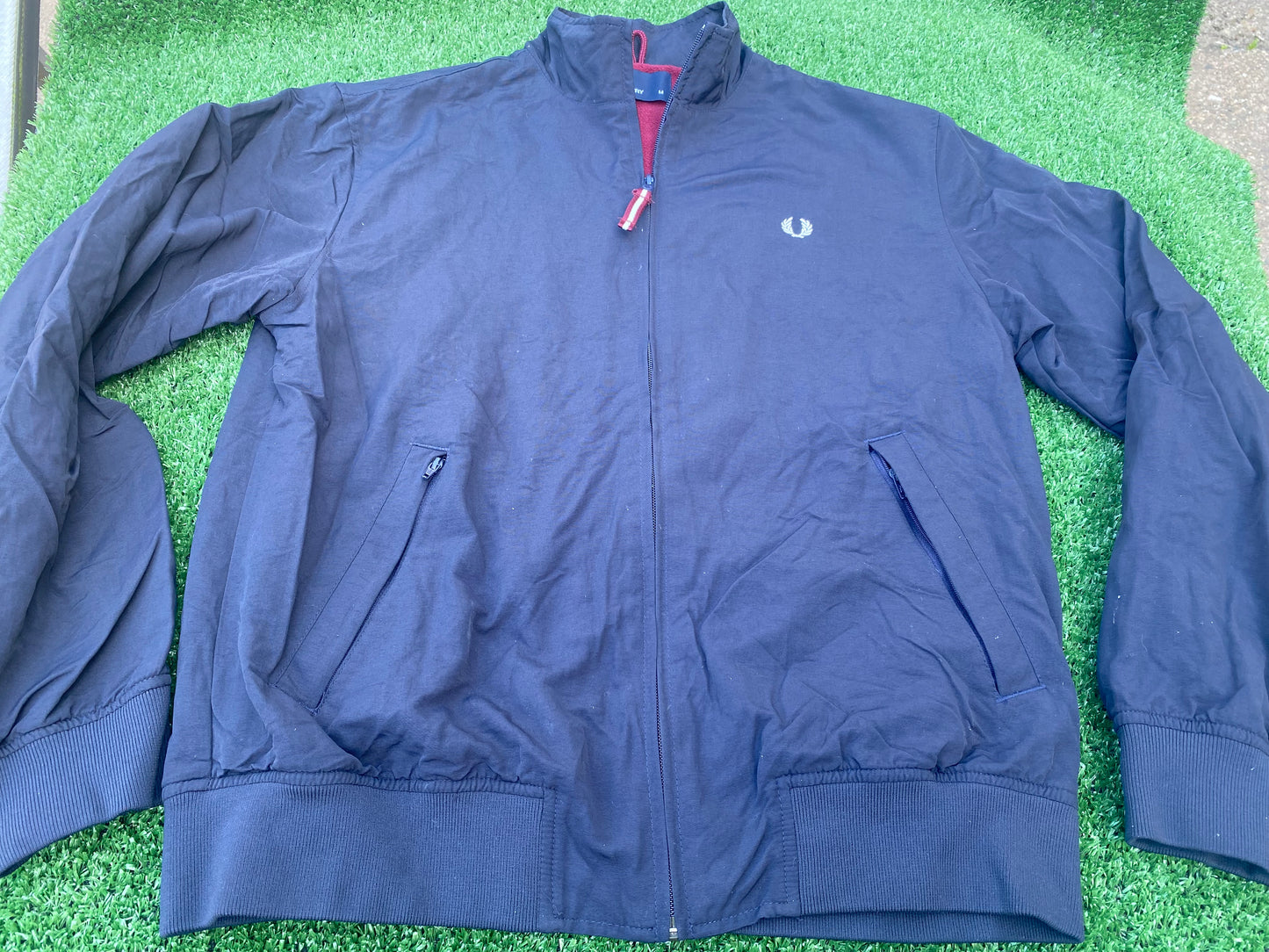 Fred Perry Ska / Mod Vintage Clothing Size Medium Mans Zip Up Single Layered Jacket