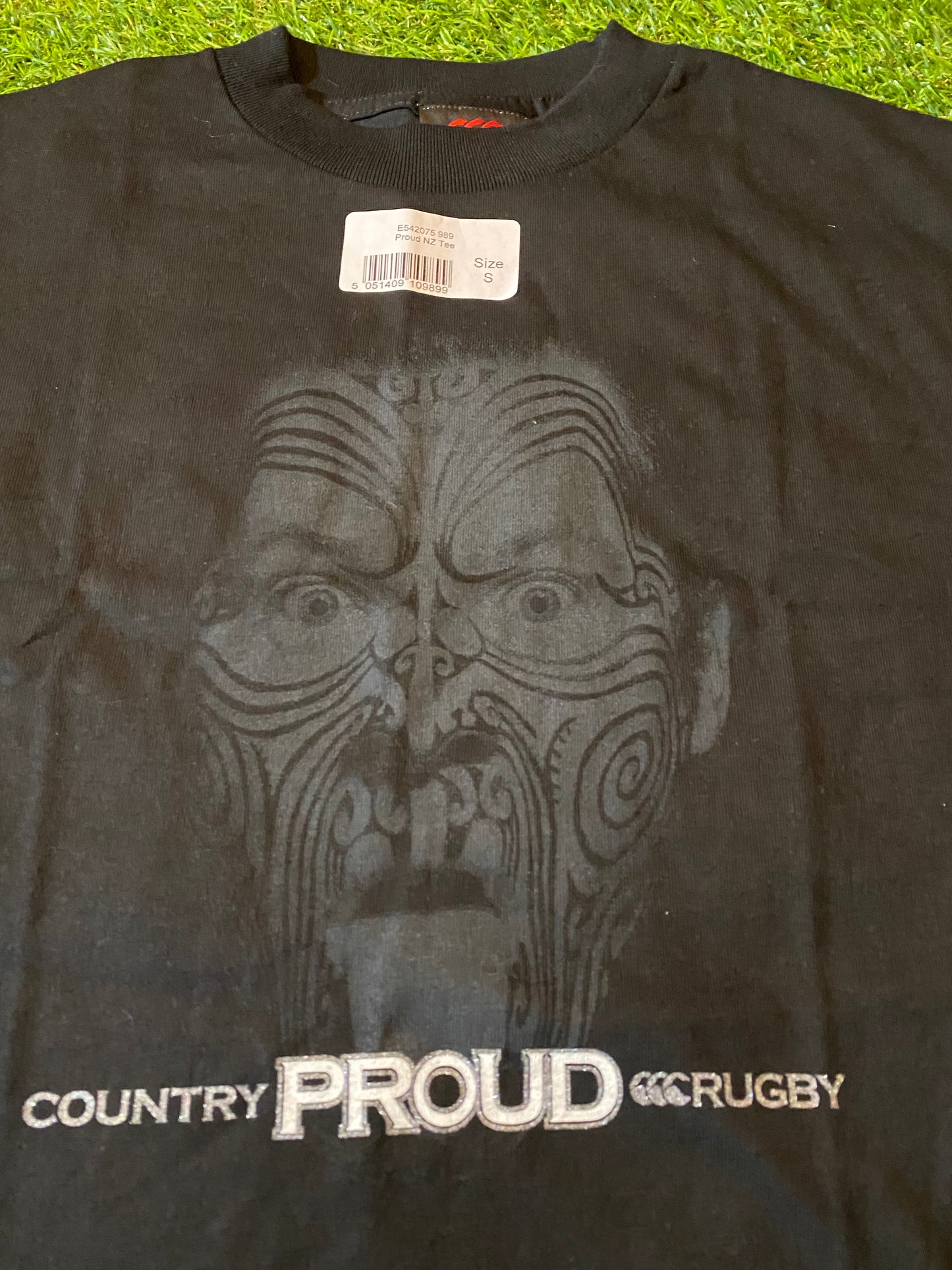 New Zealand CCC Canterbury Rugby Union Football Small Mans NEW Cotton T Shirt / Jersey