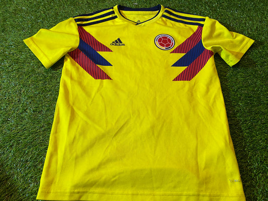 Colimbia Columbian Soccer Football Medium Boys 10-11 Year Old Adidas Made Home Jersey