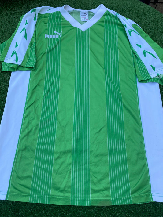 Puma 1980's Made Vintage Clothing Large Mans Football Soccer Type Top / Jersey