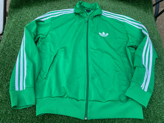 Northern Ireland Type Adidas Rare Vintage Originals Large Mans Zip Up Jacket