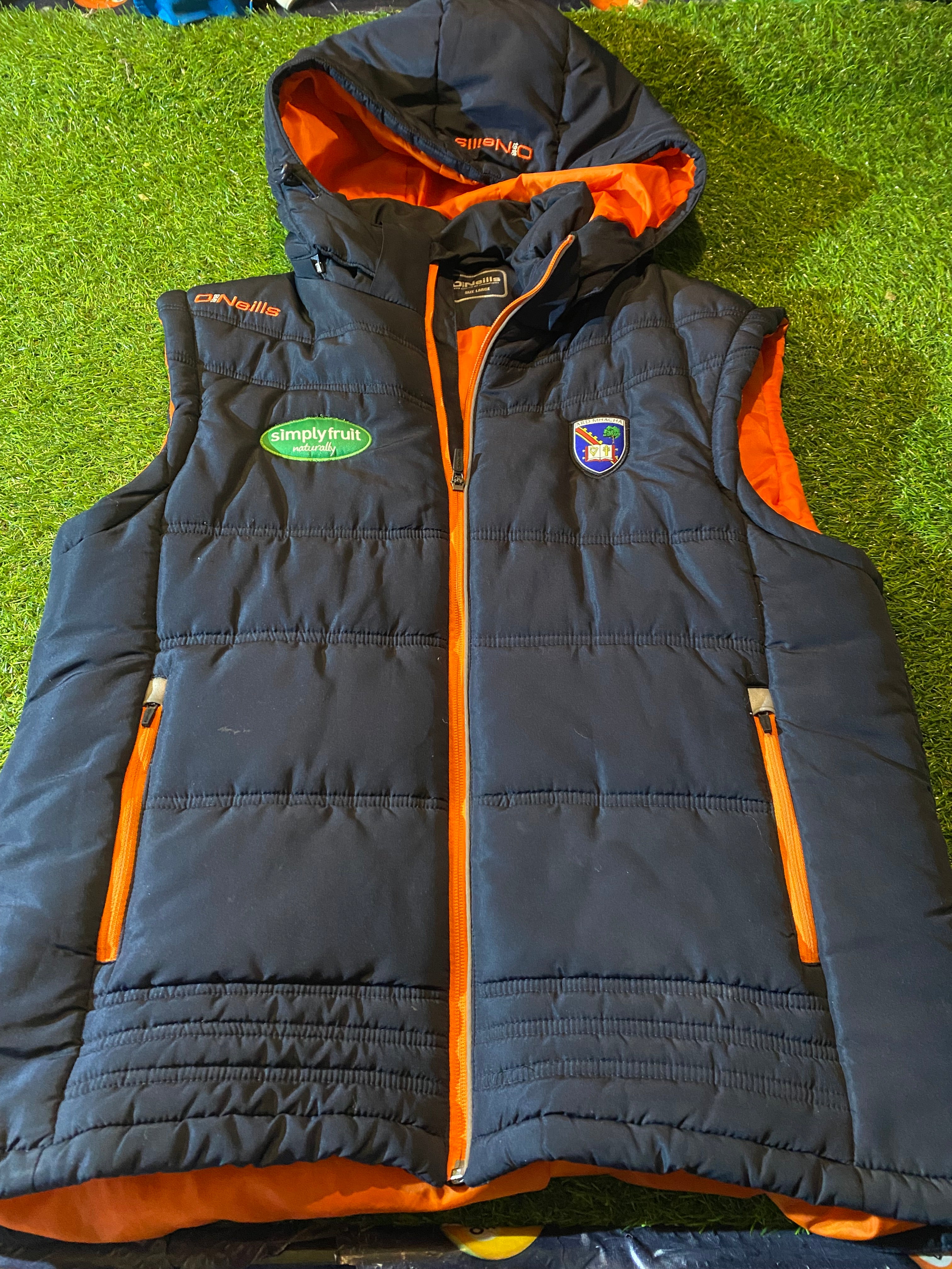 Co Armagh GAA Gaelic Football Big Large Mans Bomber Hoody Puffed Hoode ...