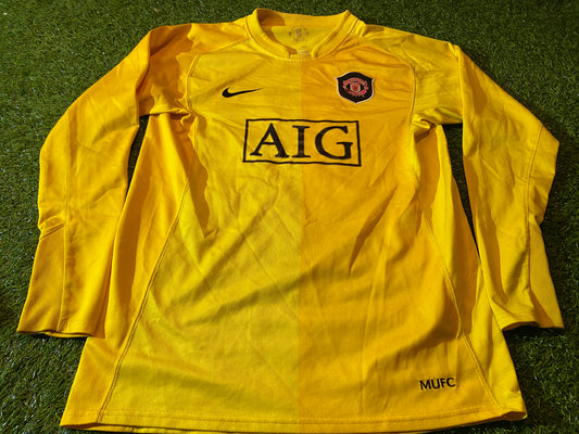 Manchester United Soccer Football XL Boys / Youths Goalkeepers Nike Made Jersey