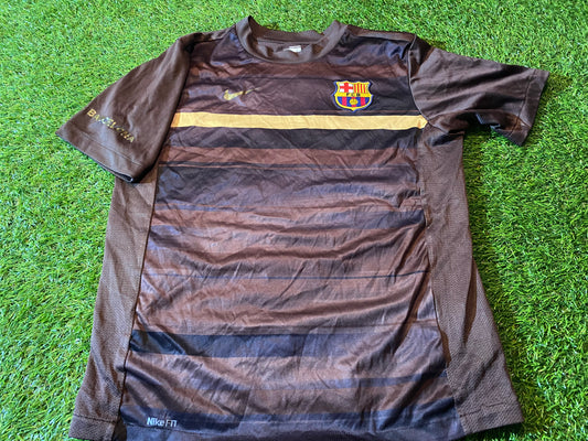 FCB Barcelona Spain Espana Football Large Boys 11-12 Year Old Nike Leisure Jersey