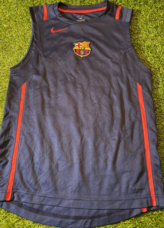 FCB Barcelona Spain Espana Football Large Boys 11-12 Year Old Nike Leisure Jersey