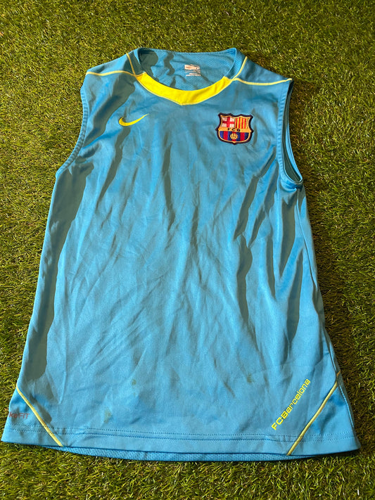 FCB Barcelona Spain Espana Football Large Boys 11-12 Year Old Nike Leisure Jersey