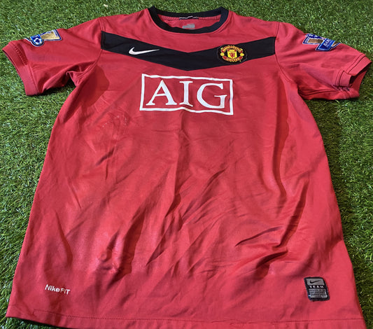 Manchester United Soccer Football XL Boys / Youths Anderson no8 EPL Champions Jersey