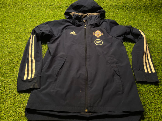 Northern Ireland Ulster Football Large Boys 10-12 Year Old Lined Hooded Zip Up Jacket