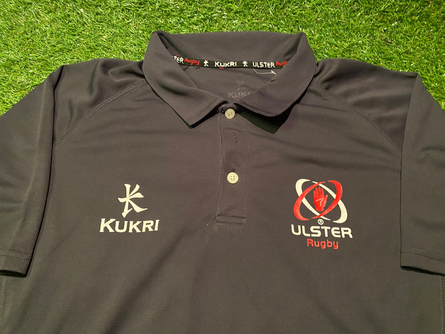 Ulster Northern Ireland Rugby Union Football XL Extra Large Mans Kukri Made Polo Jersey