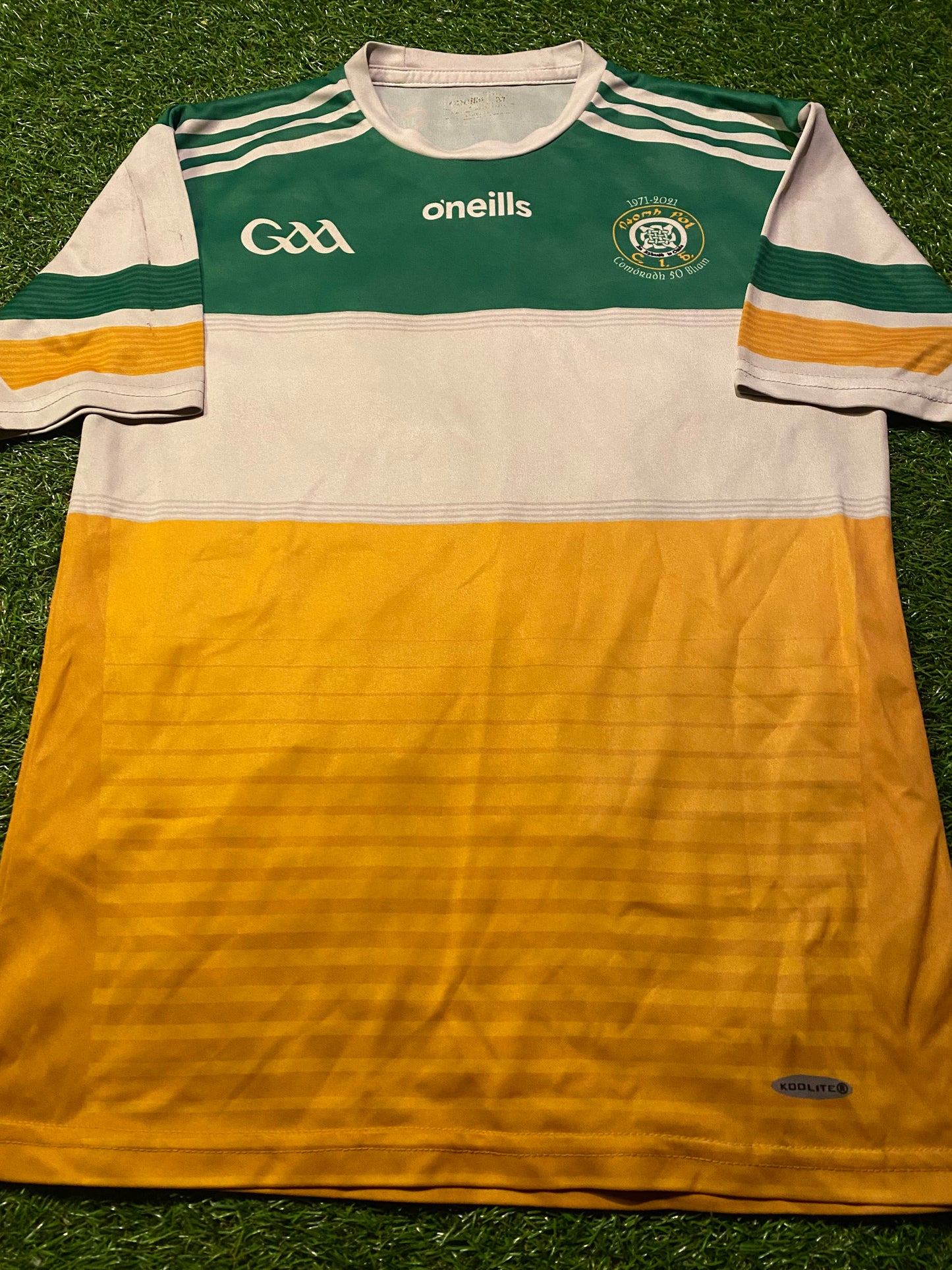 St Pauls Lurgan Ireland GAA Gaelic Football Medium Mans Tigh Fit 50 year 1971-2021 Jersey