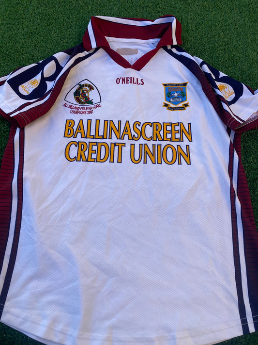 St Colm's Ballinascreen Eire Ireland Womans Females GAA Gaelic Football Hurling Size 12 no18 Jersey