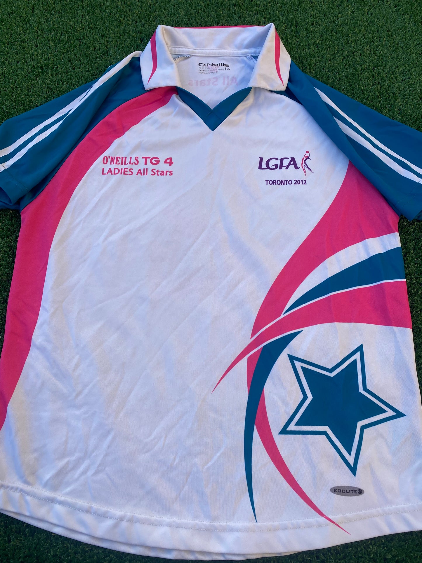 LGFA Toronto Canada Eire Ireland Womans GAA Gaelic Football Hurling Size 12-14 no2 Jersey