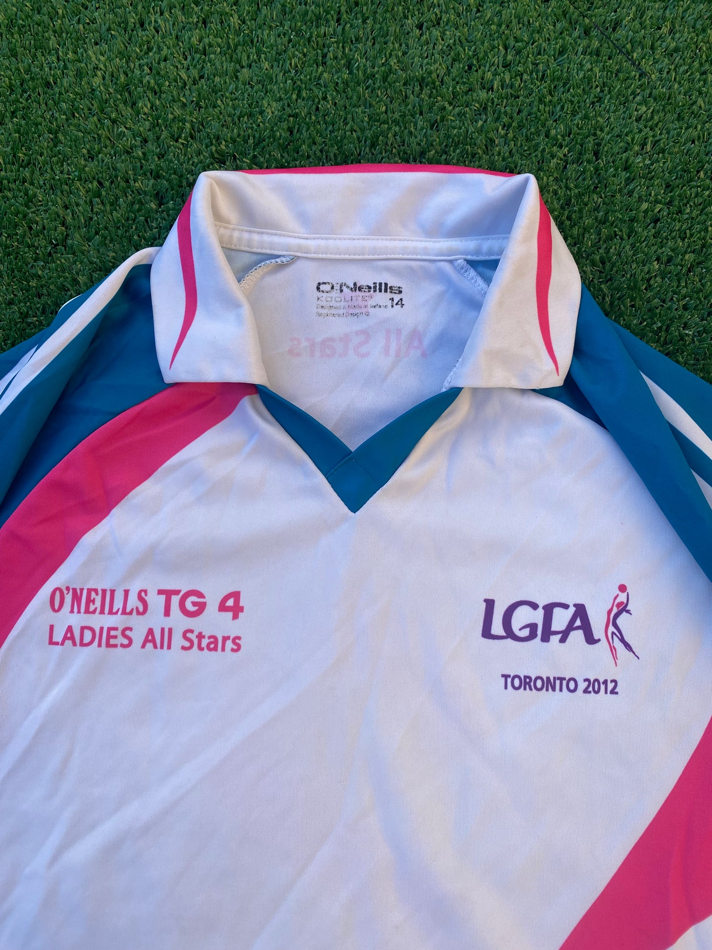 LGFA Toronto Canada Eire Ireland Womans GAA Gaelic Football Hurling Size 12-14 no2 Jersey