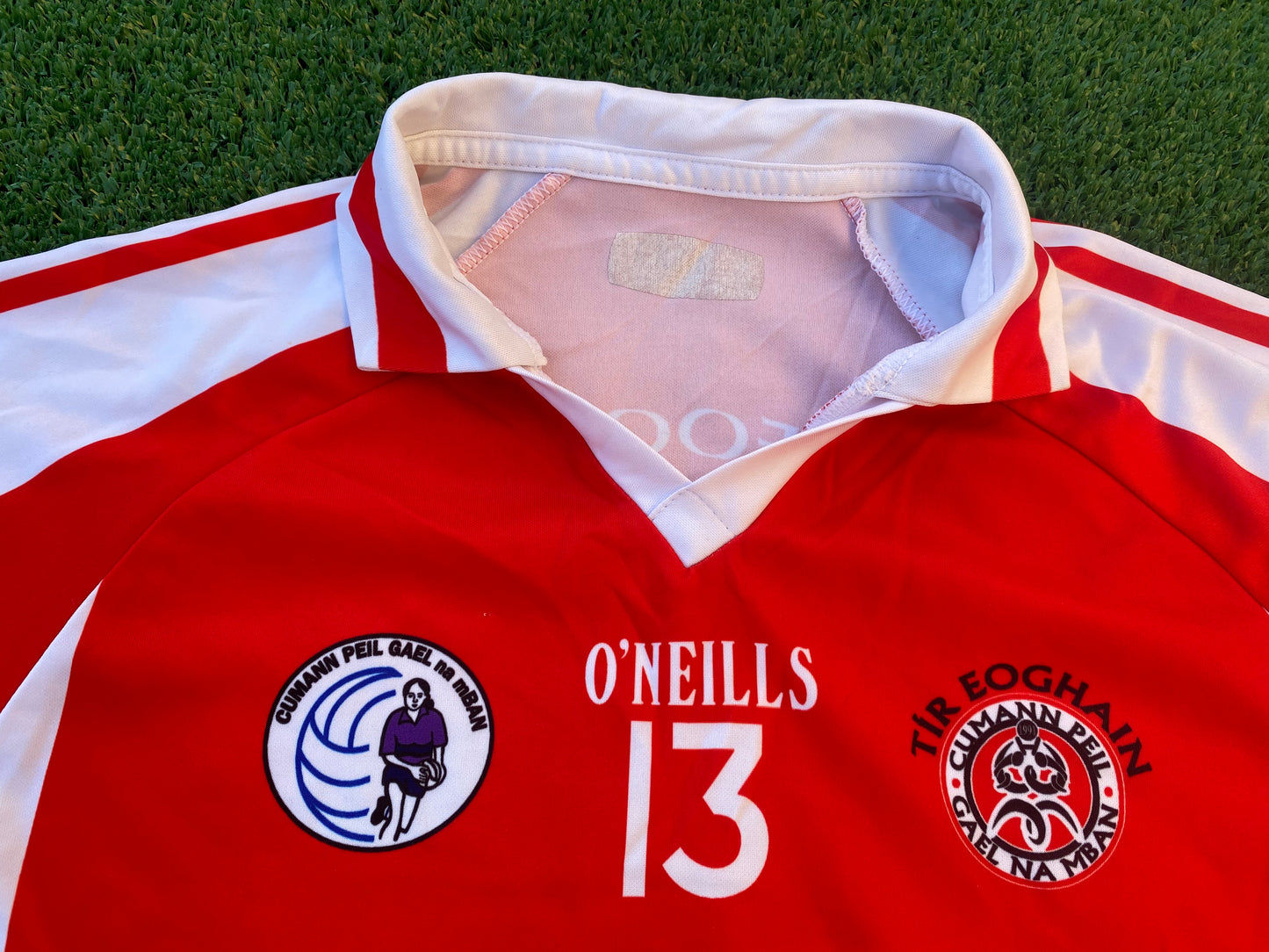 Tyrone Club Ulster Eire Ireland Womans GAA Gaelic Football Hurling Size 14 no13 Jersey