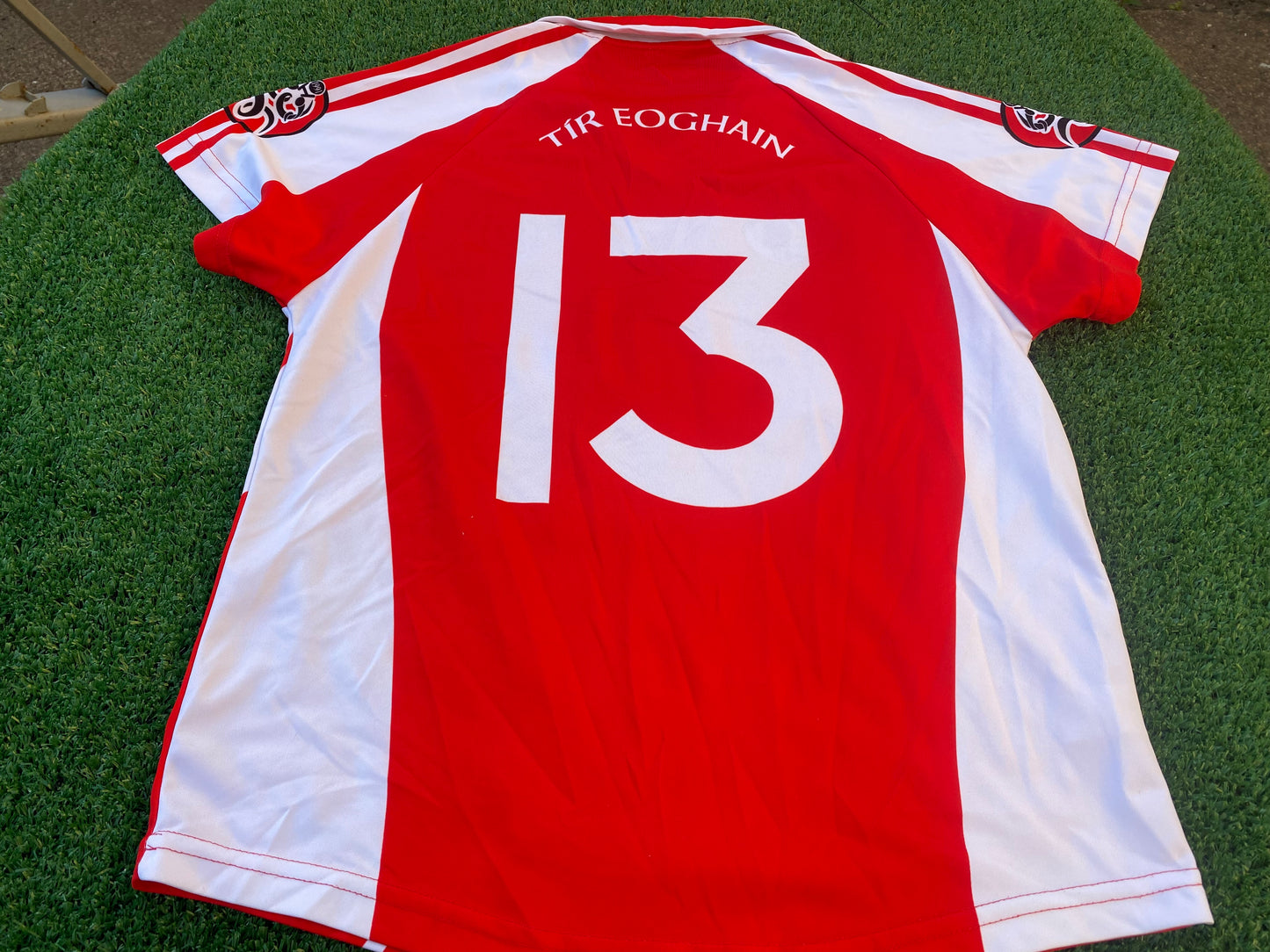 Tyrone Club Ulster Eire Ireland Womans GAA Gaelic Football Hurling Size 14 no13 Jersey