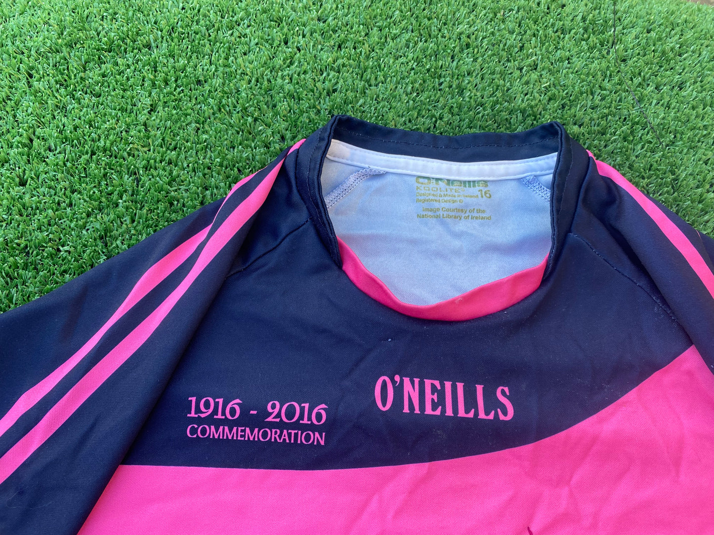 Co Dublin Eire Ireland Womans Easter Rising 1916 GAA Gaelic Football Hurling Size 16 Jersey