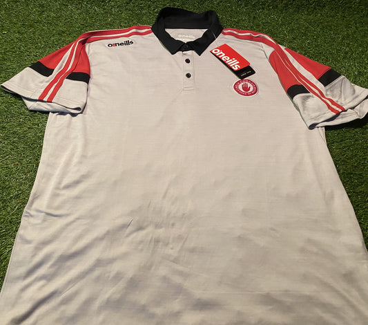 Co Tyrone GAA Gaelic Football Hurling Eire Ireland Irish Big XXL 2XL Mans New Polo Jersey