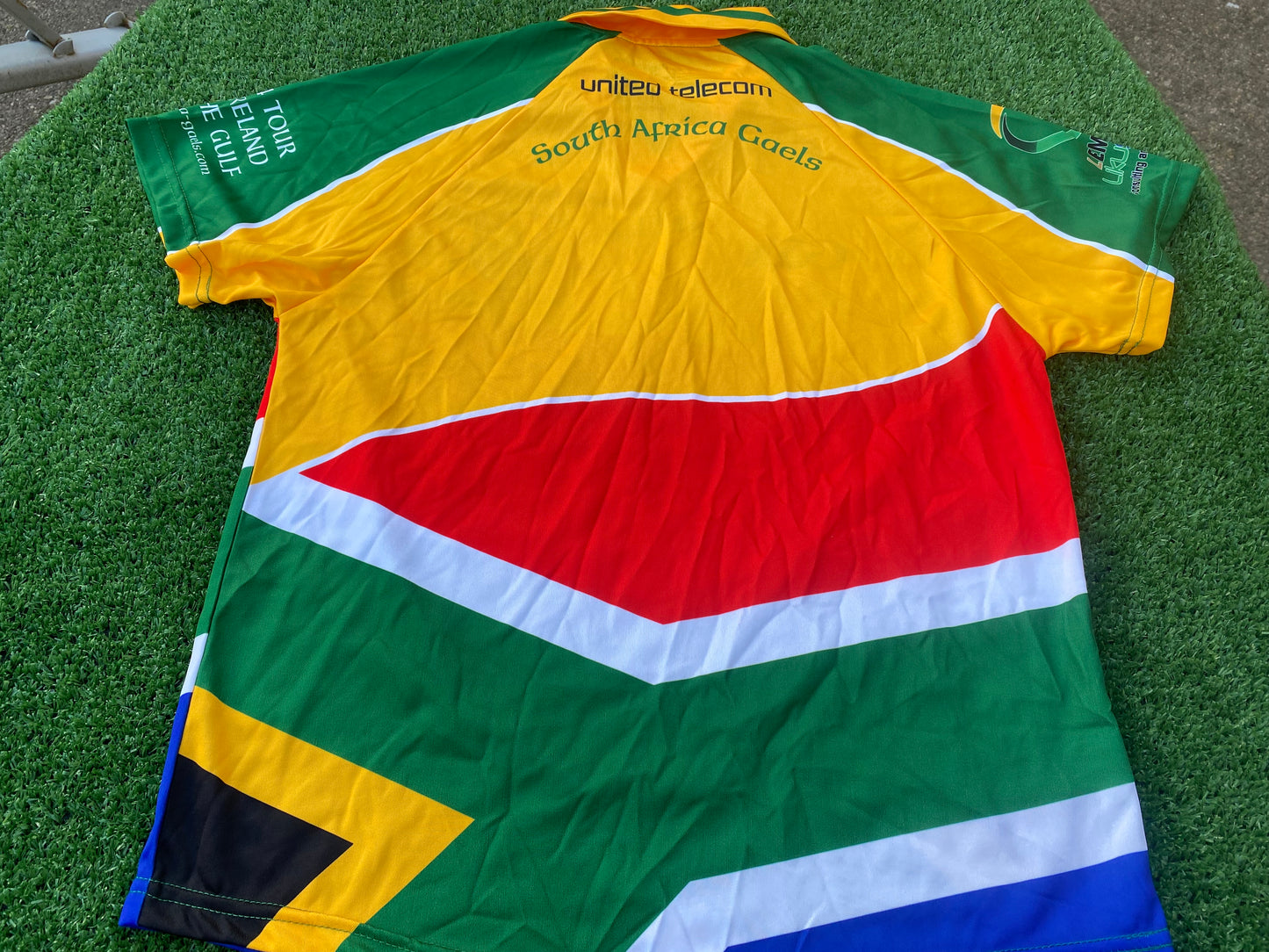 South Africa Eire Ireland Womans Females GAA Gaelic Football Hurling Size 14 Jersey