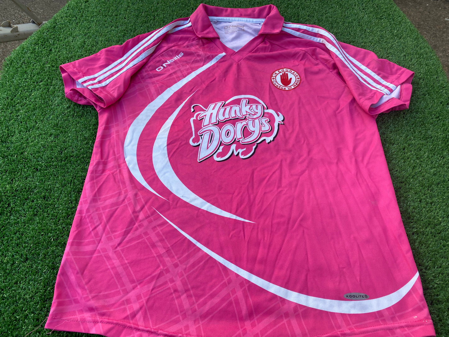 Co Tyrone Eire Ireland Womans Females GAA Gaelic Football Hurling Size 14 Jersey