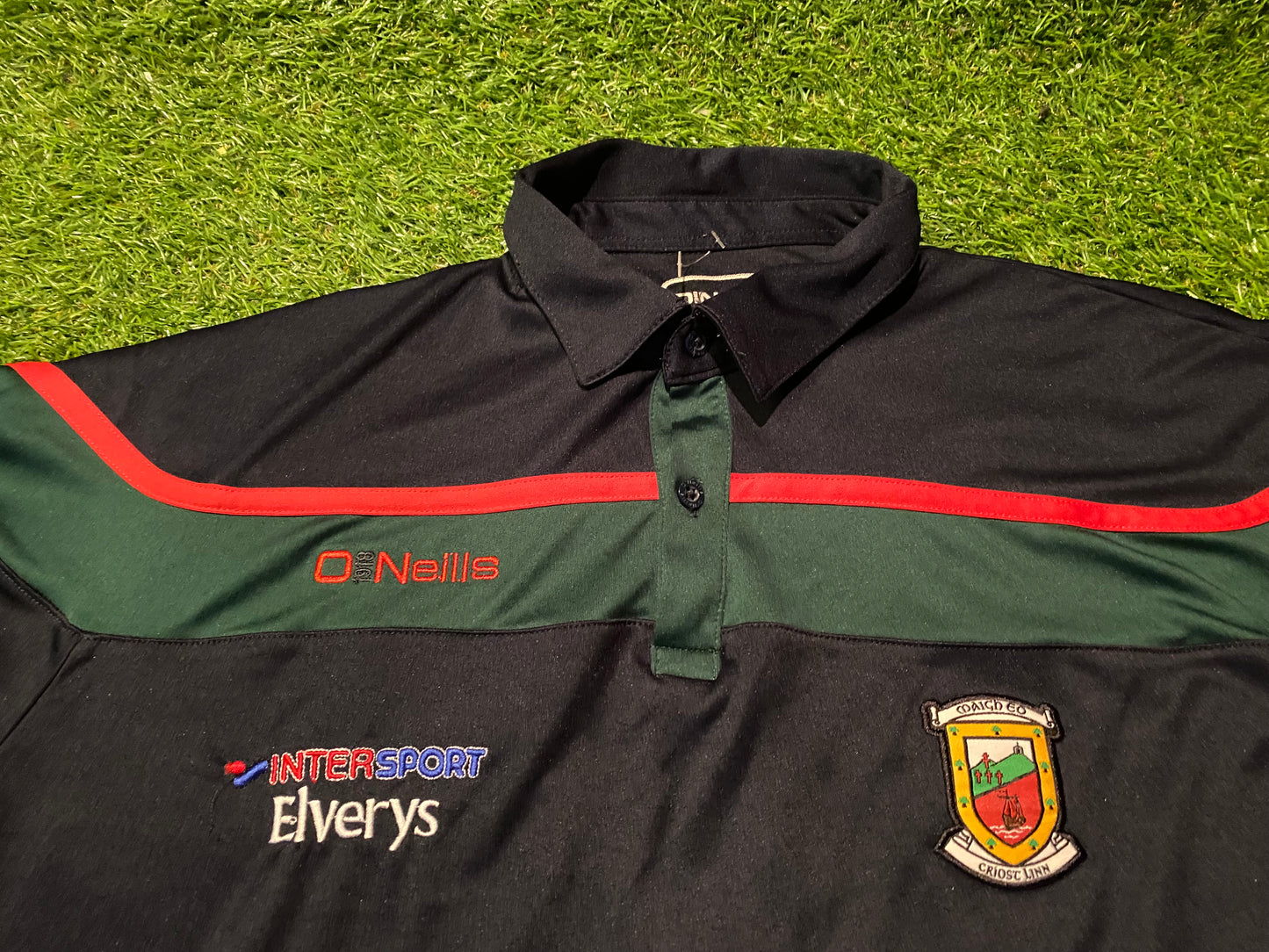 Co Mayo GAA Gaelic Football Hurling Ireland Irish Eire Medium Mans Lighter Polo Jersey