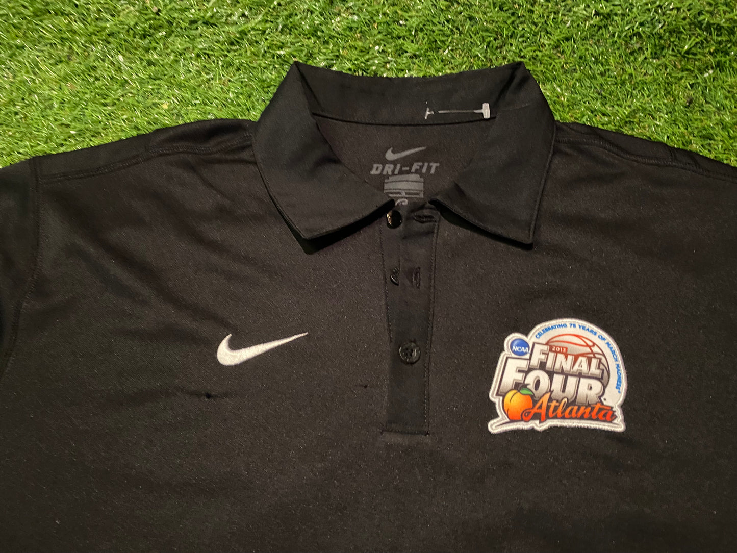 NBA Final Fours Atlanta 2013 Basketball Large Mans Nike Made Lighter Polo Jersey