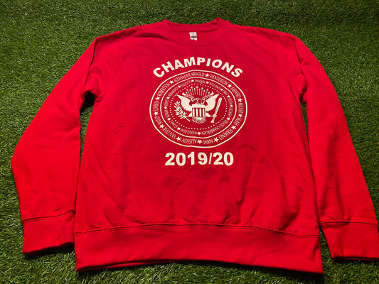 Liverpool FC England Football Medium Mans EPL League Champions Sweatshirt Sweater