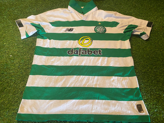 Celtic FC Scotland Scottish Soccer Football Large Mans New Balance Made Home Jersey
