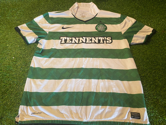 Celtic FC Scotland Scottish Soccer Football Large Mans 2010 Nike Made Home Jersey