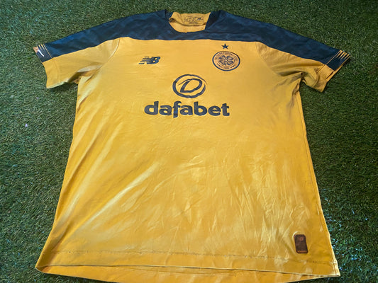 Celtic FC Scotland Scottish Soccer Football Large Mans New Balance Away Jersey
