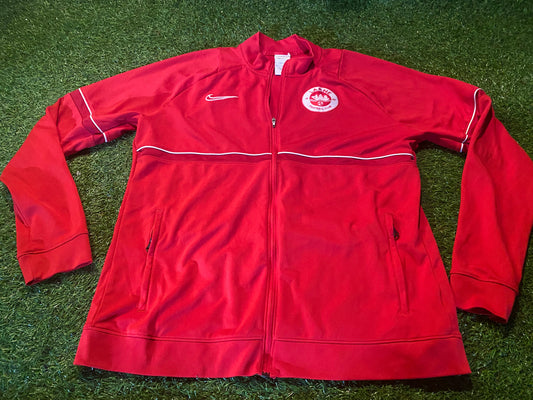 Larne FC Northern Ireland Football Large Mans  Nike Made Zip Up Tracksuit Top