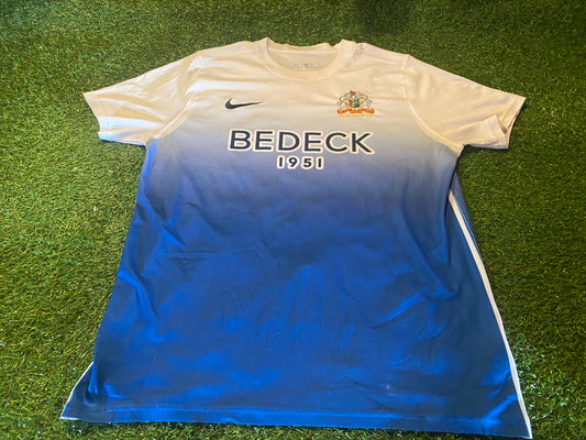 Glenavon FC Northern Ireland Football Large Mans Rare Nike Made Away Jersey