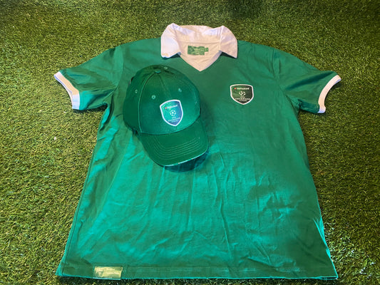 Heineken Champions League Football Sponsor Large Mans NEW Top & Baseball Cap
