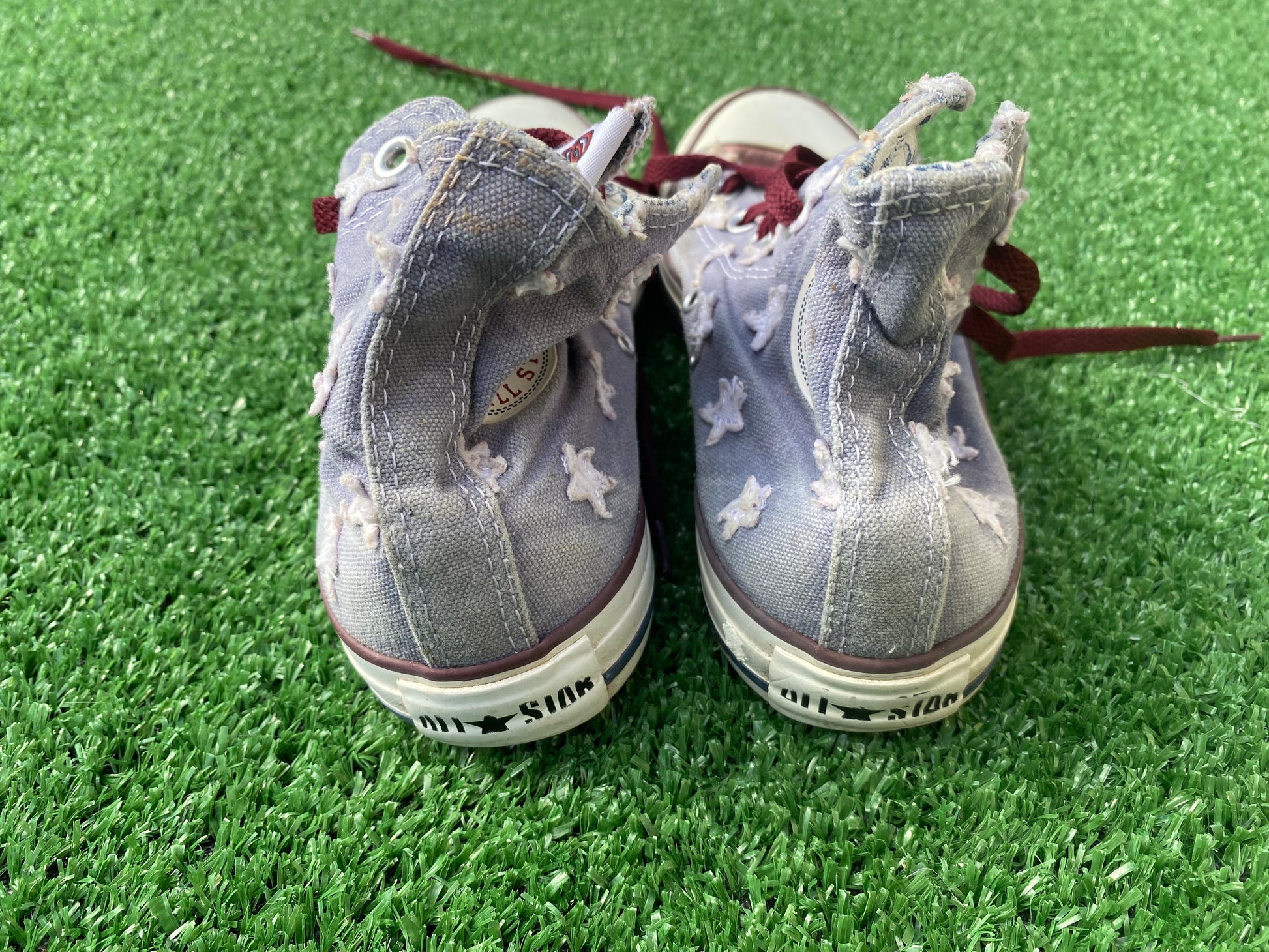 Mens Size UK4 Womans Size Converse Wonder Woman DC Comics Hi Top