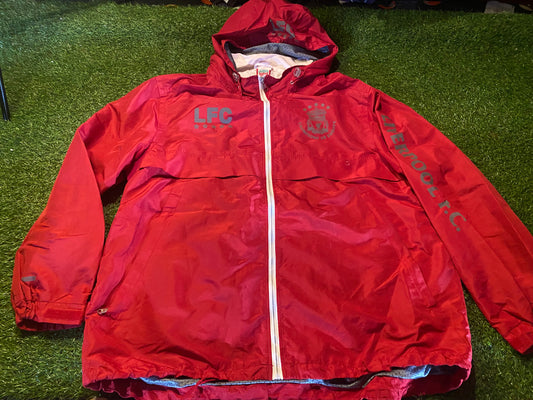 Liverpool FC England Football Soccer Rare XL Extra Large Mans Breathable Lined Coat