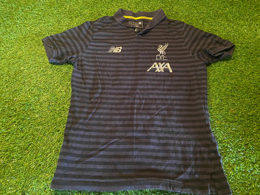 Liverpool FC England Football Soccer New Balance Small mans Polo Top
