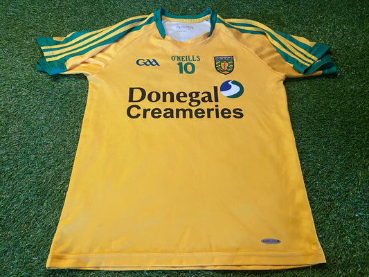 Co Donegal GAA Gaelic Football Youths / Small mans No 10 Match Worn Top