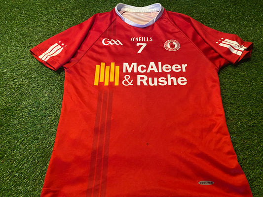Co Tyrone GAA Gaelic Football Youths / Small mans No 7 Match Worn Top