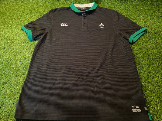 Ireland IRFU Eire Irish Rugby Union Football XXL 2XL Mans Big CCC Made Polo Jersey