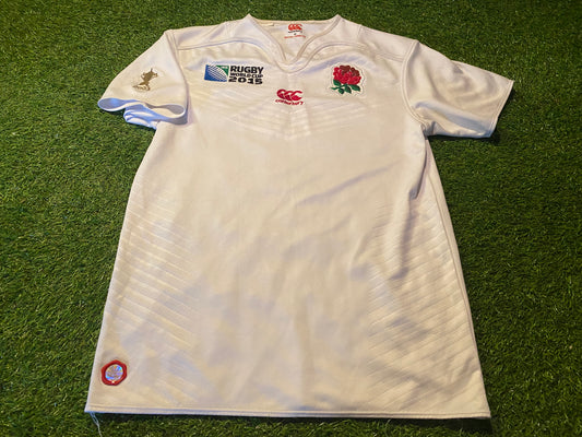 England English Rugby Union Football Medium Mans CCC World Cup 2015 Home Jersey